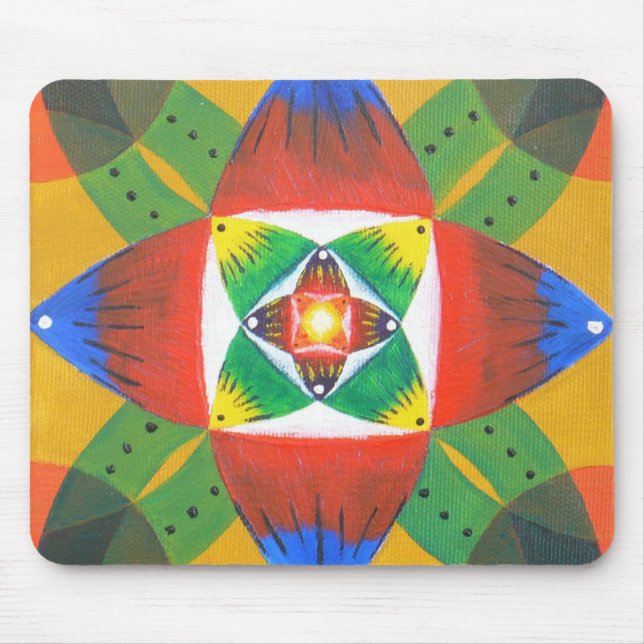 Alfombrilla De Ratón Caleidoscopio Mousepad (Frente)