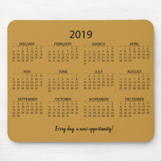 Alfombrilla De Ratón Calendar 2019