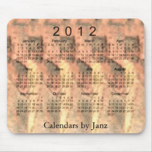 Alfombrilla De Ratón calendario 2012 3D