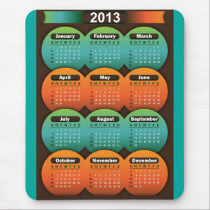 Alfombrilla De Ratón Calendario 2013 de Mousepad