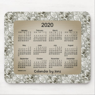 Alfombrilla De Ratón Calendario 2020 por Janz Foggy Bubbles