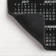 Alfombrilla De Ratón Calendario 2023 - fondo negro - Vertical (Esquina)