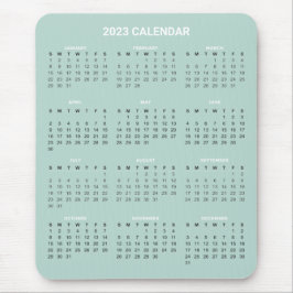 Alfombrilla De Ratón Calendario 2023 simple pero elegante | Mousepad