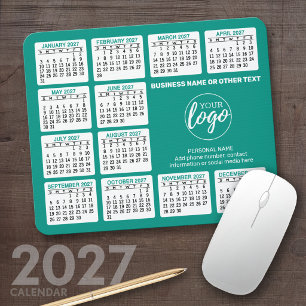 Alfombrilla De Ratón Calendario 2024 con logotipo, Información de conta