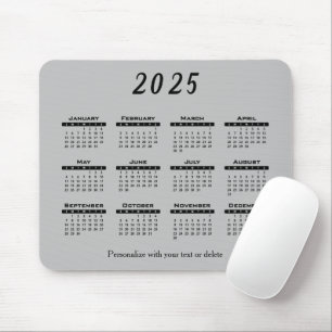 Alfombrilla De Ratón Calendario 2025 - Año