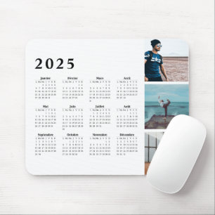 Alfombrilla De Ratón Calendario 2025 de la galerie personnalisée
