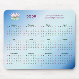 Alfombrilla De Ratón Calendario 2025 para las actividades