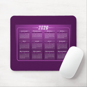 Alfombrilla De Ratón Calendario 2026