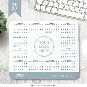 Alfombrilla de ratón Calendario 2027 Logo Empresar