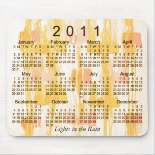 Alfombrilla De Ratón Calendario abstracto 2011