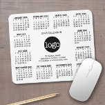 Alfombrilla De Ratón Calendario con el logotipo Información de contacto<br><div class="desc">Añade un logotipo con un calendario y espacio para 2024 y añade unas líneas de texto. Un artículo divertido para el Año Nuevo para ser utilizado como regalo de la empresa. Puede cambiar los colores en el área de diseño avanzado.</div>