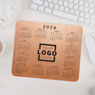Alfombrilla De Ratón Calendario Corporativo 2022 de Logotipo Empresaria
