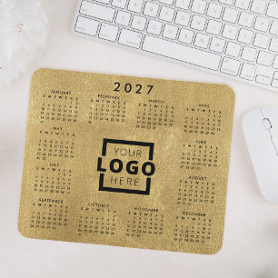 Alfombrilla De Ratón Calendario Corporativo 2027 con Logotipo Empresari
