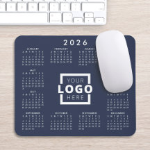 Calendario corporativo de logotipos corporativos p