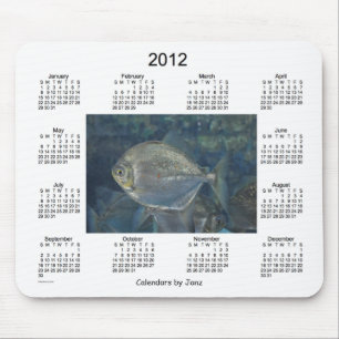 Alfombrilla De Ratón Calendario de 2012 pescados