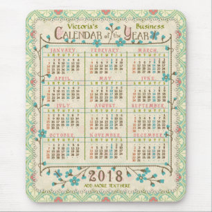 Alfombrilla De Ratón Calendario de 2018 (consulte Descripción de la nue