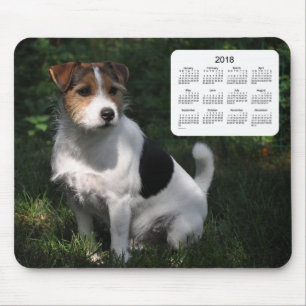 Alfombrilla De Ratón Calendario de 2018 perros por Janz Jack Russell