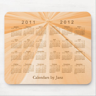 Alfombrilla De Ratón Calendario de 2 Años 2011-2012