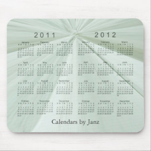 Alfombrilla De Ratón Calendario de 2 Años 2011 - 2012