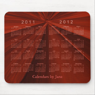 Alfombrilla De Ratón Calendario de 2 Años 2011-2012