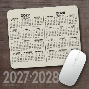 Alfombrilla De Ratón Calendario de 2 años - vista anual