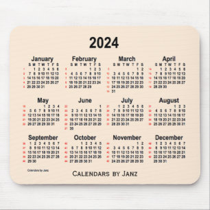 Alfombrilla De Ratón Calendario de 52 semanas de la Antigüedad blanca 