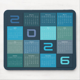 Alfombrilla De Ratón Calendario de Almohadilla de Ratón 2024