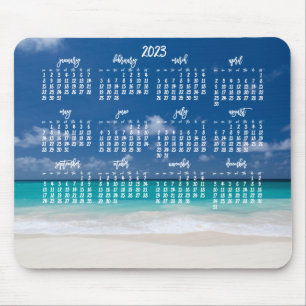 Alfombrilla De Ratón Calendario de almohadillas del ratón personalizado