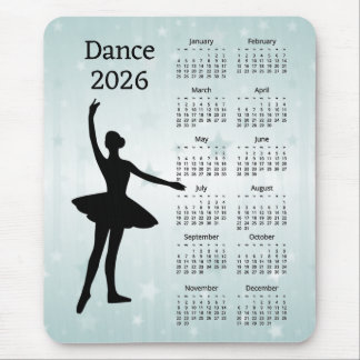 Alfombrilla De Ratón Calendario de baile 2026