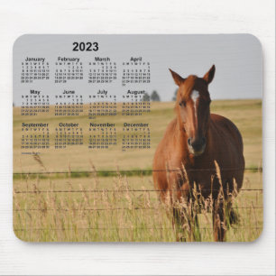 Alfombrilla De Ratón Calendario de caballos 2023 por Janz