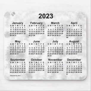 Alfombrilla De Ratón Calendario de días nublados de 2023, de Janz