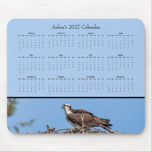 Alfombrilla De Ratón Calendario de escritorio personalizado de la natur