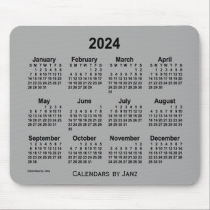 Alfombrilla De Ratón Calendario de Grey de la Batalla 2024, de Janz Mou