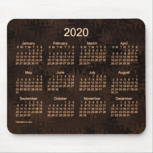 Alfombrilla De Ratón Calendario de la locura de la quincena 2020, de Ja