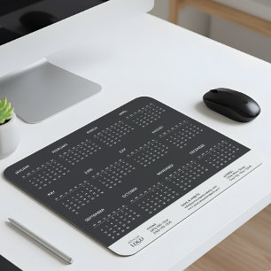 Alfombrilla De Ratón Calendario de Negocios Logotipo Promocional Año Co