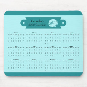Alfombrilla De Ratón calendario de personalizables de 2025