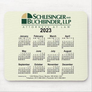 Alfombrilla De Ratón Calendario de Personalizados de 2023 por Janz
