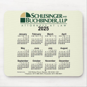 Alfombrilla De Ratón Calendario de Personalizados de 2025 por Janz
