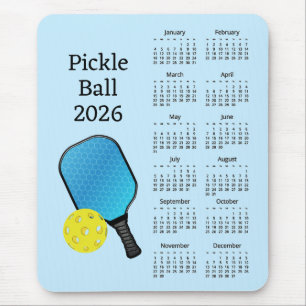 Alfombrilla De Ratón Calendario de Pickleball 2026
