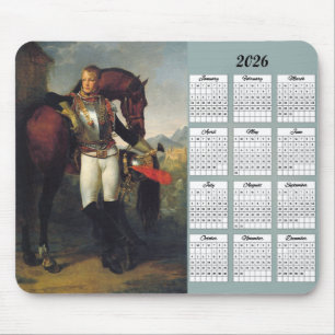 Alfombrilla De Ratón Calendario de pintura de 2026 del teniente Charles