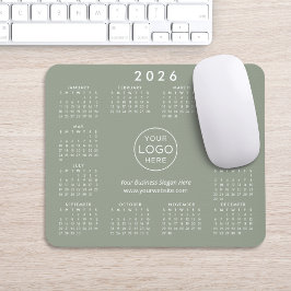 Alfombrilla De Ratón Calendario de Promoción Empresarial con Logo Perso