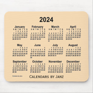 Alfombrilla De Ratón Calendario de trigo 2024 por Janz Mouse Pad