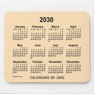 Alfombrilla De Ratón Calendario de Trigo 2030 por Janz Mouse Pad