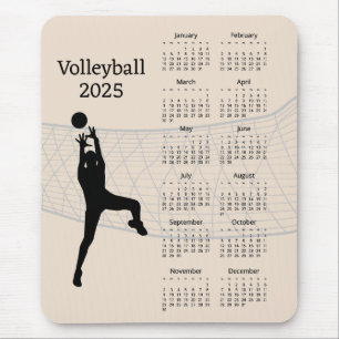 Alfombrilla De Ratón Calendario de voleibol 2025