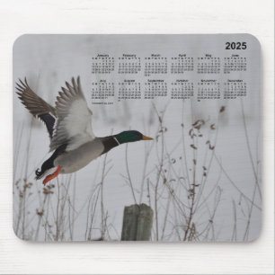 Alfombrilla De Ratón Calendario de vuelo de Mallard 2025 por Janz Mouse