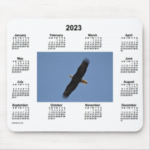 Alfombrilla De Ratón Calendario del águila calva 2023, de Janz