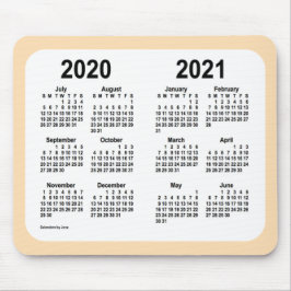 Alfombrilla De Ratón Calendario del año escolar 2020-2021 de Janz Wheat