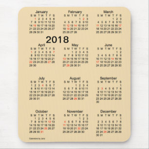 Alfombrilla De Ratón Calendario del trigo del día de fiesta de la