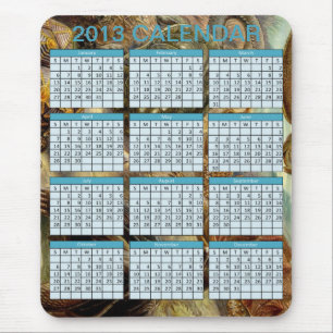 Alfombrilla De Ratón Calendario en un Mousepad