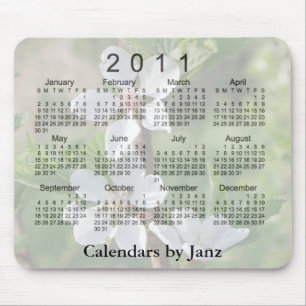 Alfombrilla De Ratón Calendario floral 2011